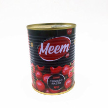 precio barato descuento en la venta 400g fácil de abrir 28-30% brix pasta de tomate fresca, salsa de tomate, puré de tomate